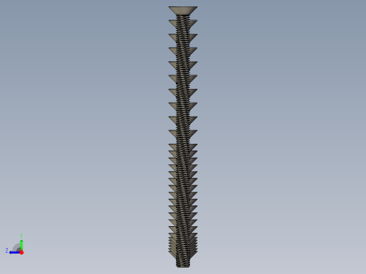 M10系列沉头内六角螺钉右视缩略图