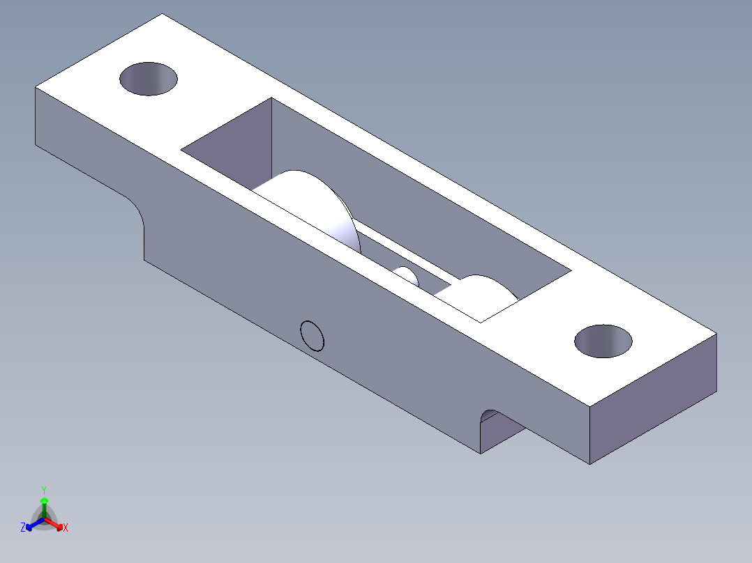 塑钢门窗滑轮正等轴测图