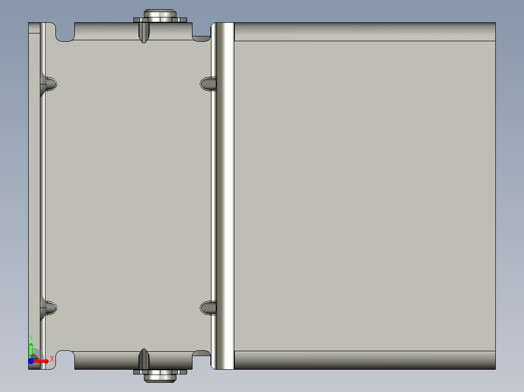 流利条定位器60CS-带轮止动接头1前视图