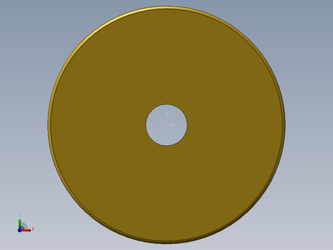 带轮垫片前视图