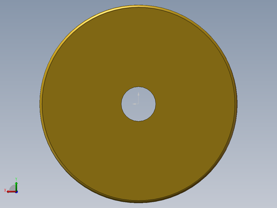 带轮垫片后视图