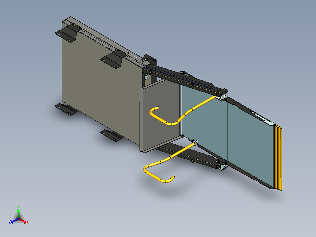 B3003381-轮椅升降机A系列正等轴测图
