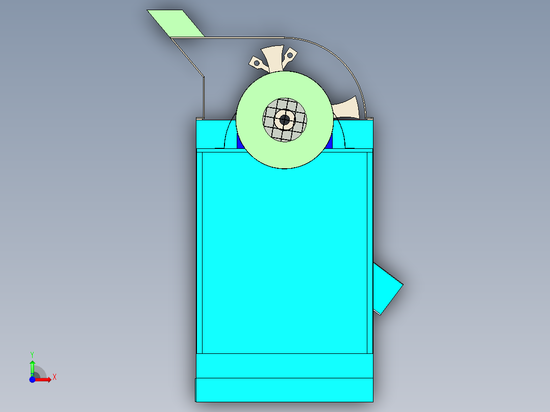 B3003457-堆肥机前视图