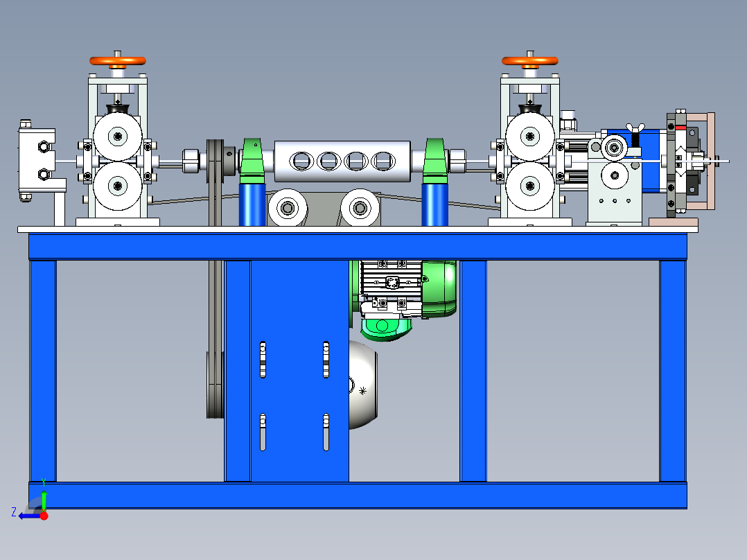 B2004230-线材校直机右视图