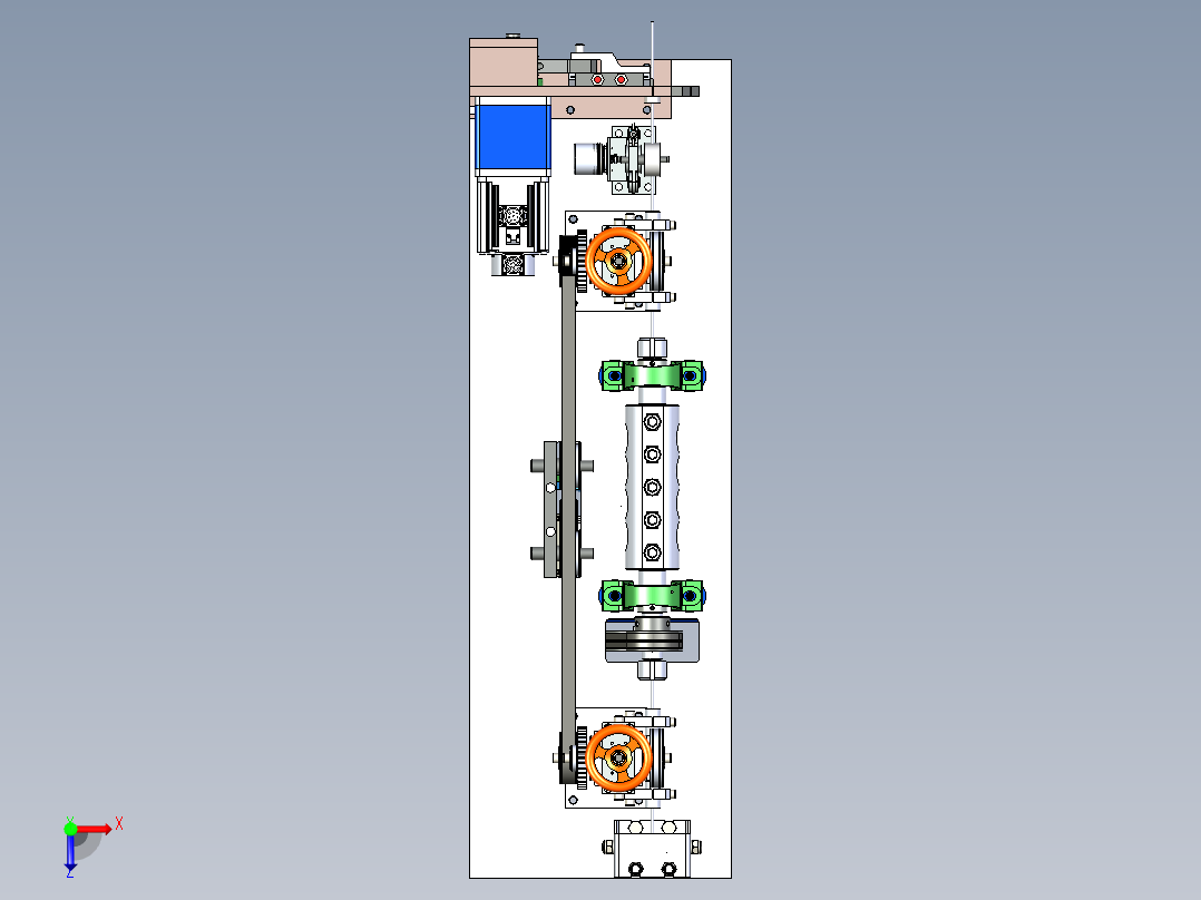 B2004230-线材校直机俯视图
