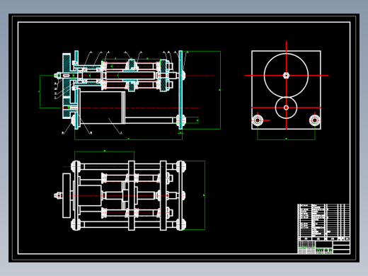 专业课程设计--PLC控制的精密加载伺服机构设计(含图纸）