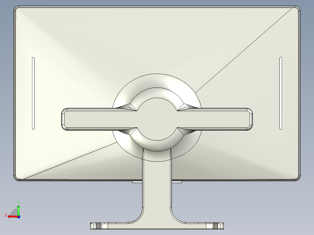 显示器、显示屏(16)后视图