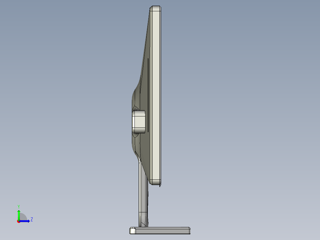 显示器、显示屏(16)左视图
