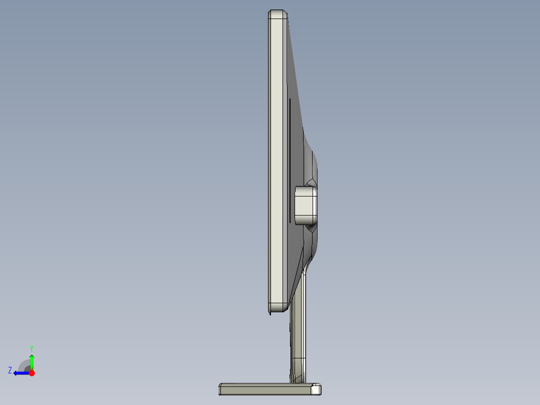 显示器、显示屏(16)右视图