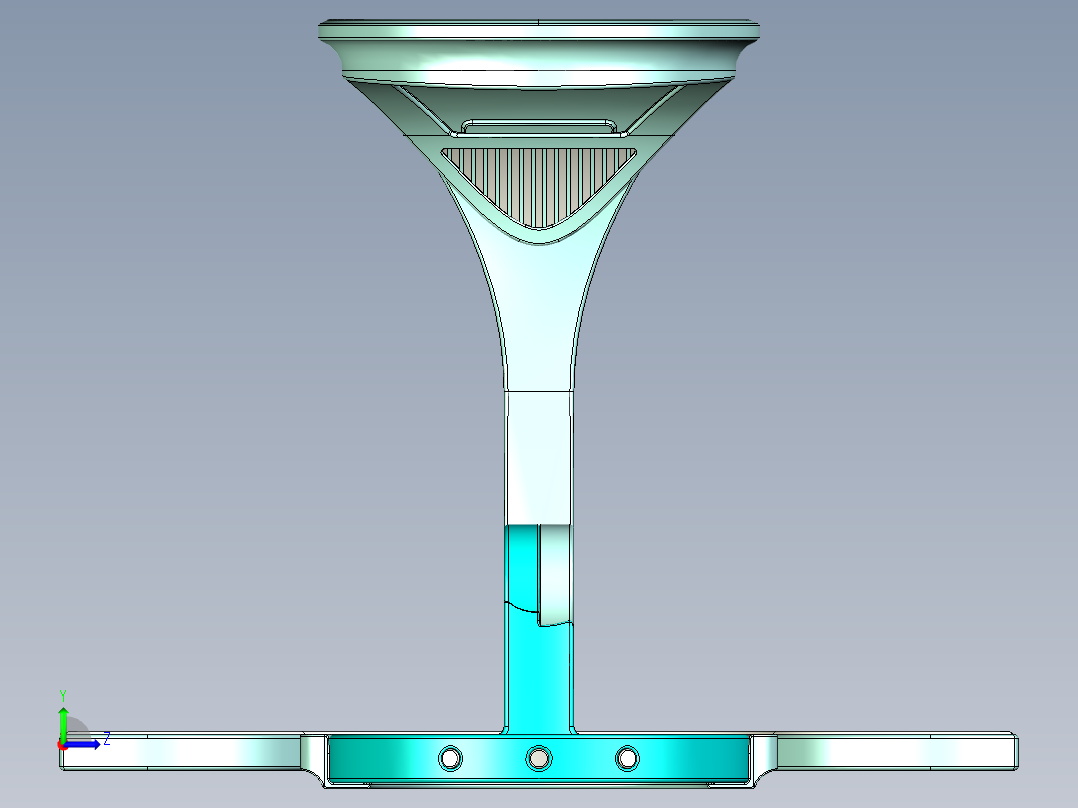 智能台灯左视图