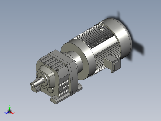 GR斜齿轮减速电机GR27-Y075-4P-2878-M1-1