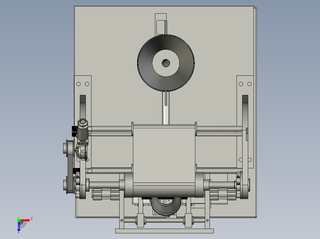 打包便携式液体的打包机俯视图