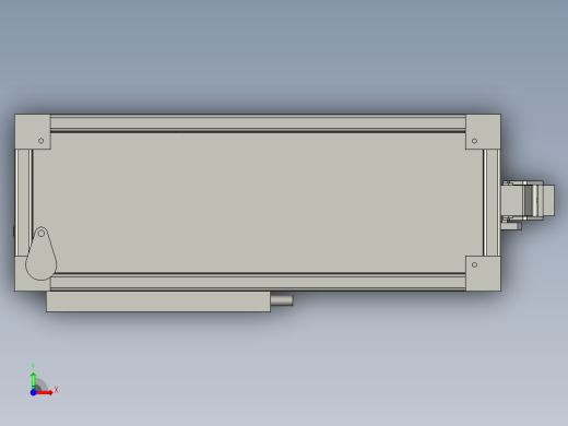 电脑主机外壳自动加工生产线设计-定点剥离模组-V1前视缩略图