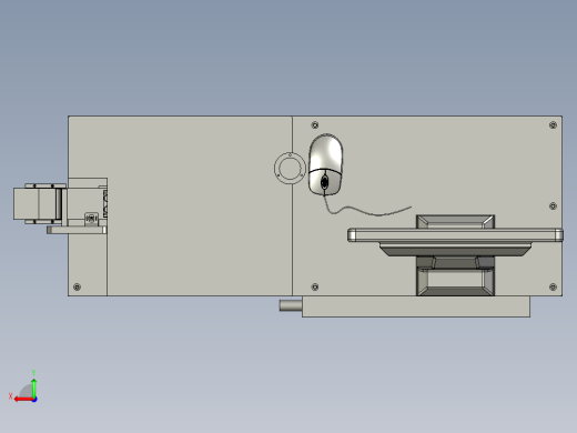 电脑主机外壳自动加工生产线设计-定点剥离模组-V1后视缩略图