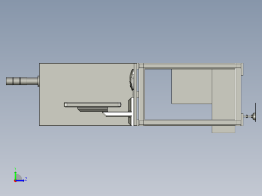电脑主机外壳自动加工生产线设计-定点剥离模组-V1左视缩略图