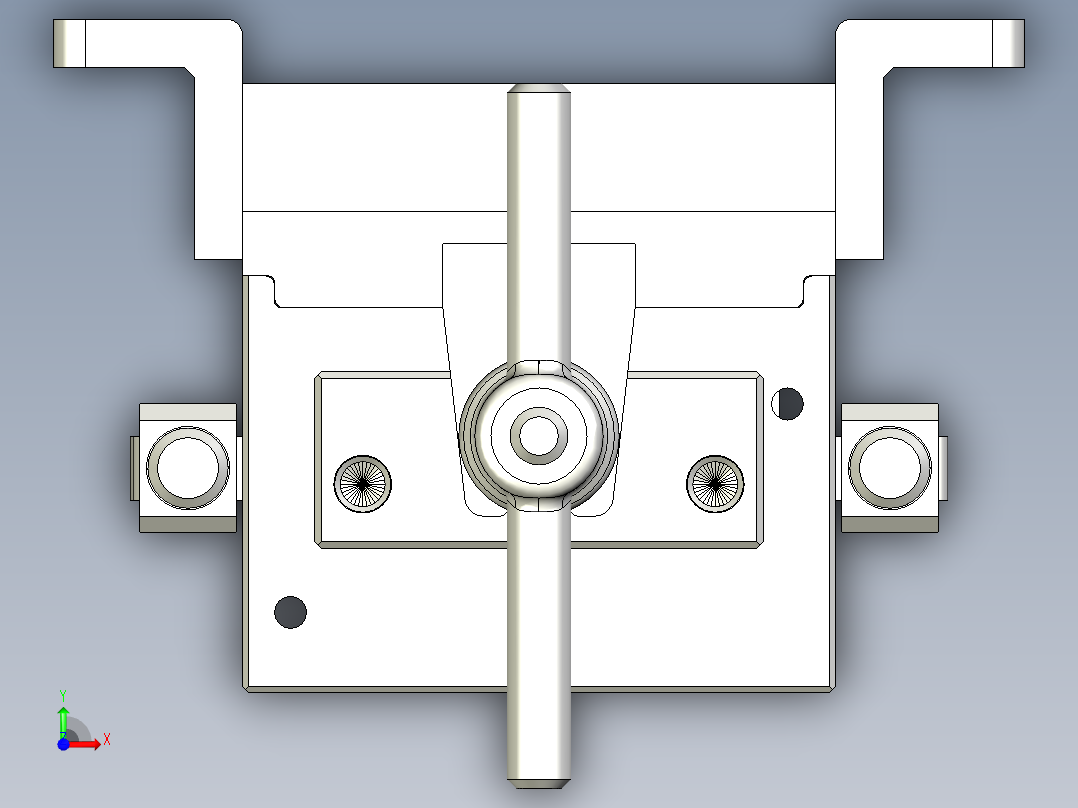 YDF93-壳体硬模前视图