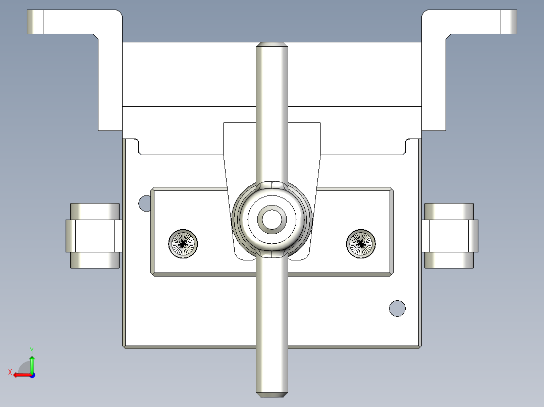 YDF93-壳体硬模后视图