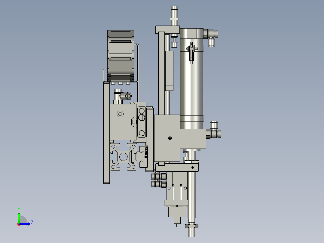 BBBB-正极片装配机械手左视图