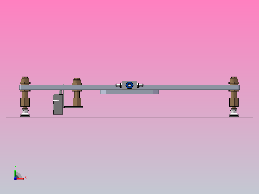 OP机器手夹具2前视图