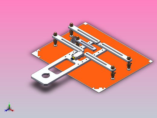 OP机器手夹具2正等轴测缩略图