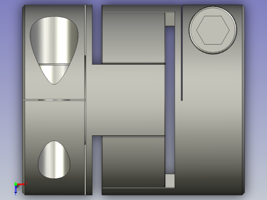 梅花型夹持式联轴器CPPC30-LDA14-15-002俯视缩略图