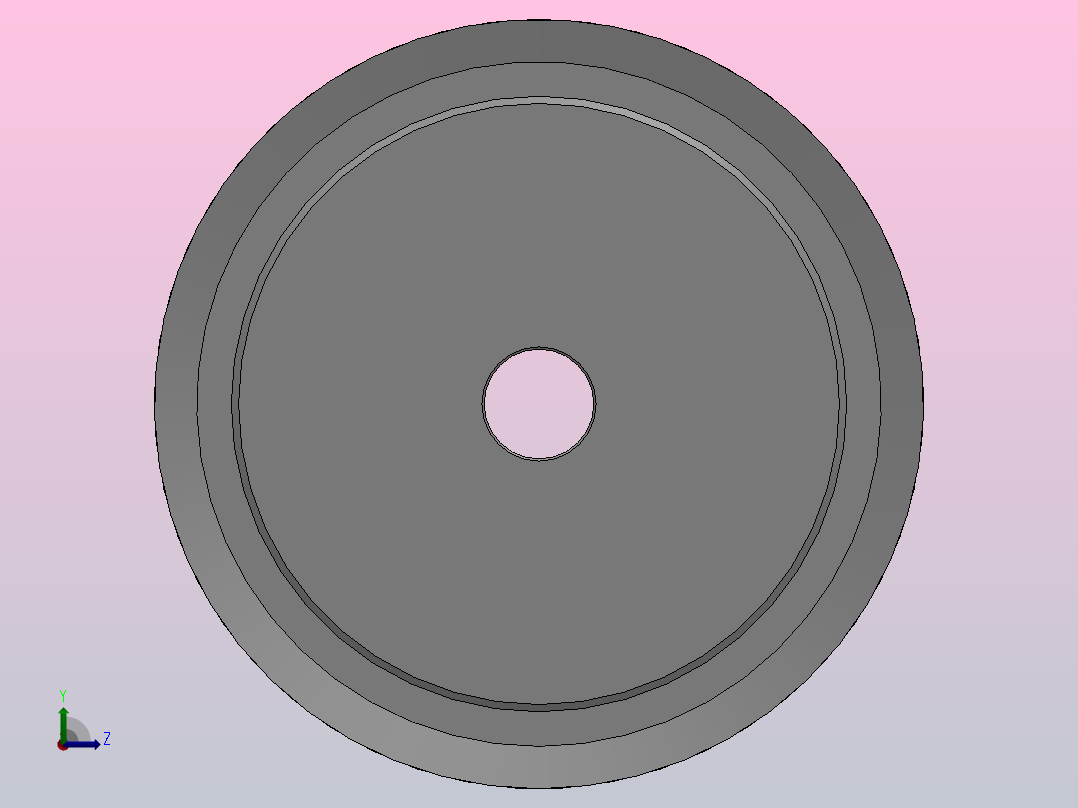 小凸缘型半圆弧形齿同步带轮H8M型_SH8MDC-25-40-dc10-A左视图