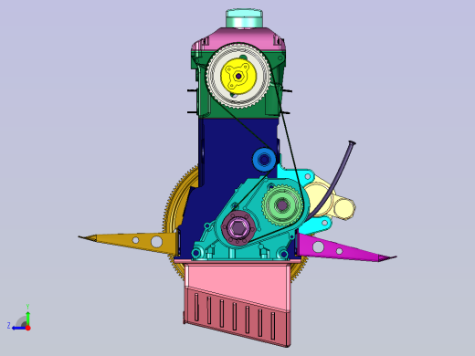 25升M20直列六缸发动机右视缩略图