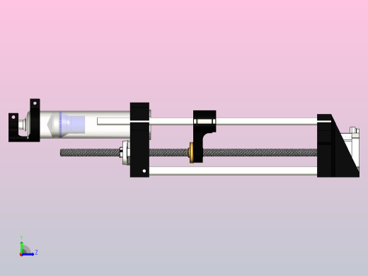 3D打印机注射器挤出机左视缩略图