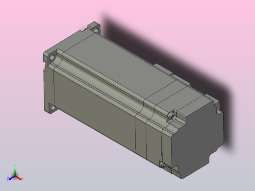 CME抱闸型57机座3D图