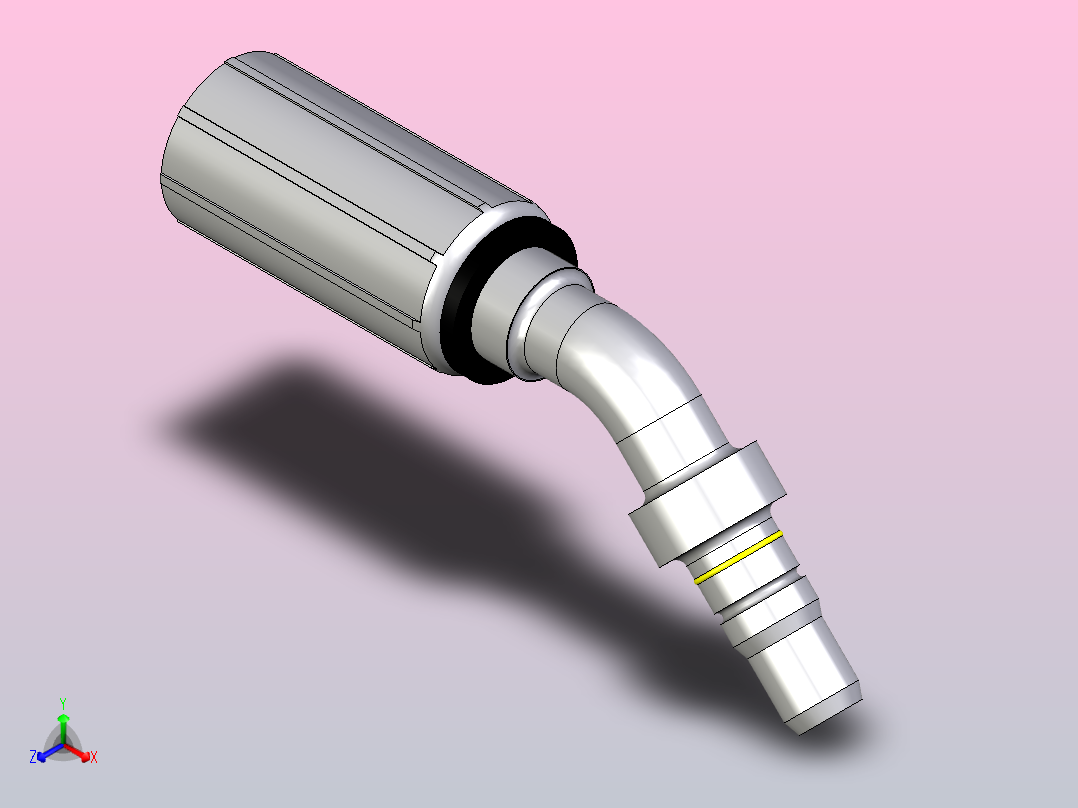 标准液压接头1EU48-8-4主视图