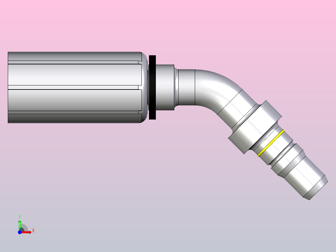 标准液压接头1EU48-8-4前视图