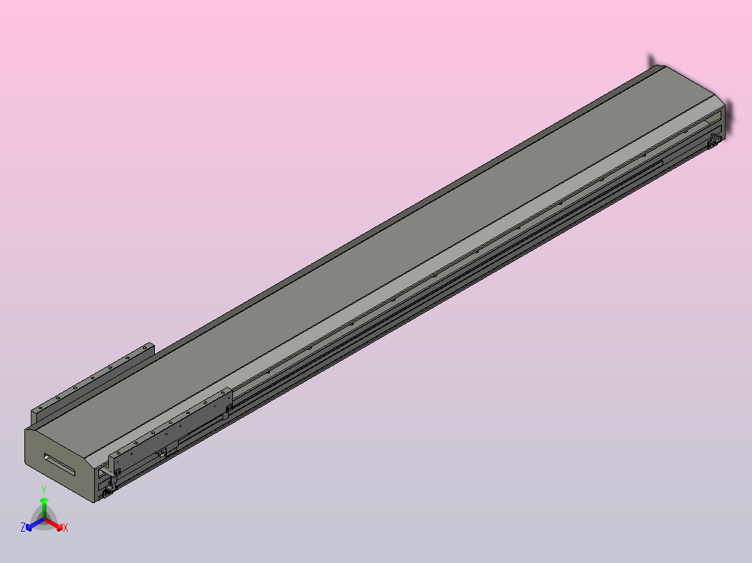 直驱直线电机轴TPA-LNP-200D-P23-L1380-C-1-3-C-10-N3(磁栅尺)主视图