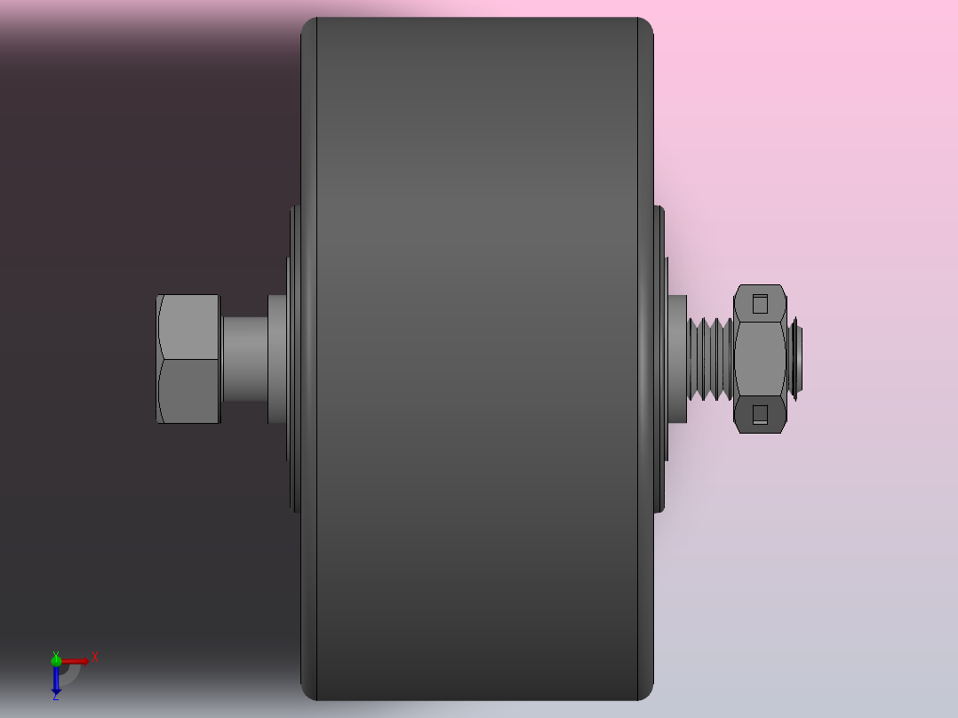 脚轮Colson-6_04208_4F9 MTG1俯视图