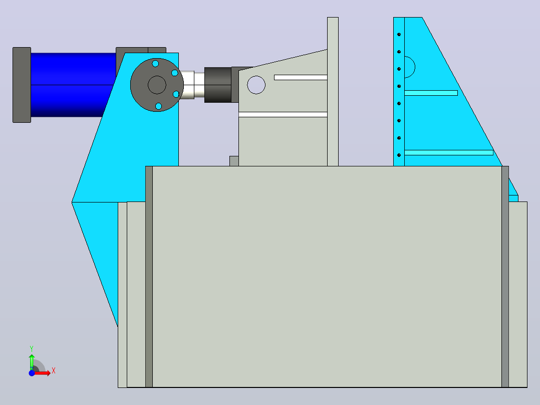 螺旋螺丝折弯机helix-screw-bending-machine-模型格式为 -stp前视图