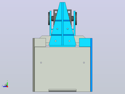 螺旋螺丝折弯机helix-screw-bending-machine-模型格式为 -stp右视缩略图