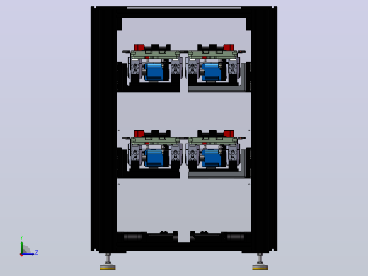 并排双工位伺服提升机左视缩略图