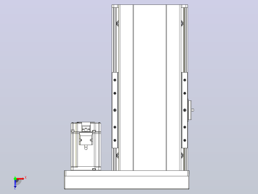 日规模组半封闭丝杆TPA-HNR-202D-2510C-L100-ML-C-P75-N3俯视图