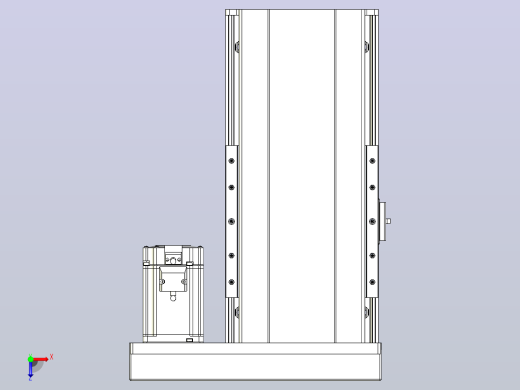 日规模组半封闭丝杆TPA-HNR-202D-2510C-L100-ML-C-P75-N3俯视缩略图