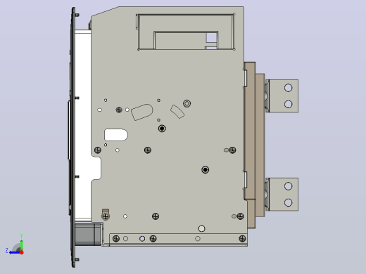 NA8-1600 200A-630A 4P 抽屉式-垂直接线+门框202409右视缩略图