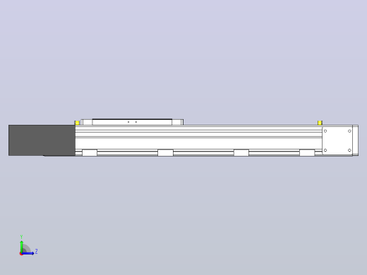 DMEB80L-LBCR欧规同步带模组直线模组（电机左后折）[DMEB80L-L20S350-DT400-C2U-LBCR]左视缩略图