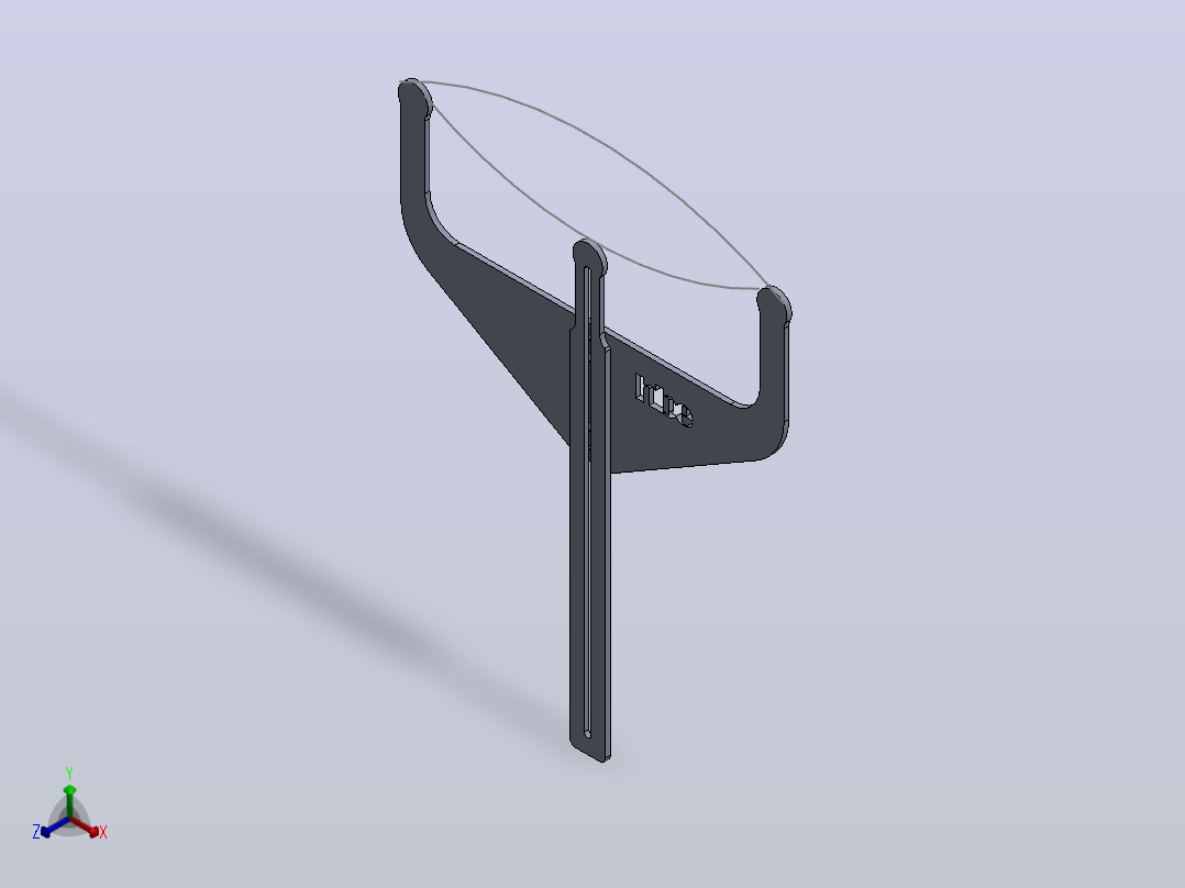 测量设备large-radius-gauge-1832-模型格式为 stp sw正等轴测图