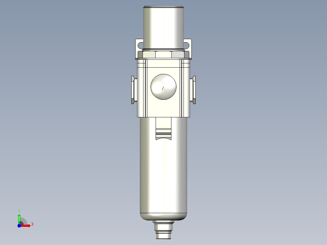 GAFR500调压过滤器前视图