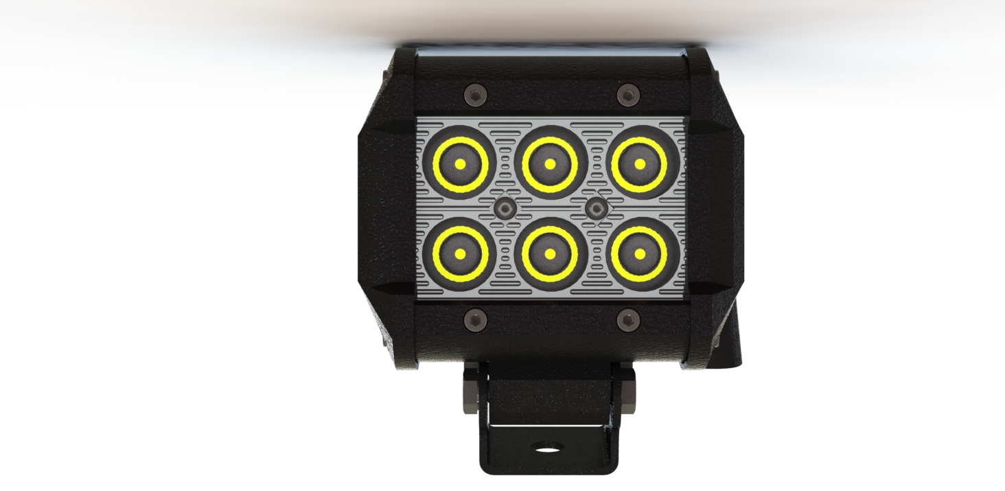 LED灯条2x3 LED，18W，聚光灯