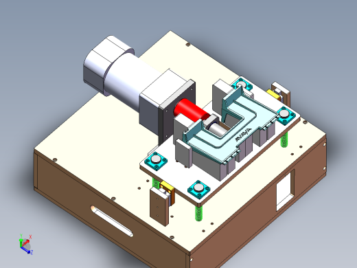 底座旋转切水口治具sw17可编辑