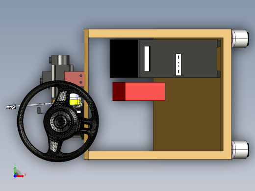 汽车EPS电动转向机构及测试系统前视缩略图