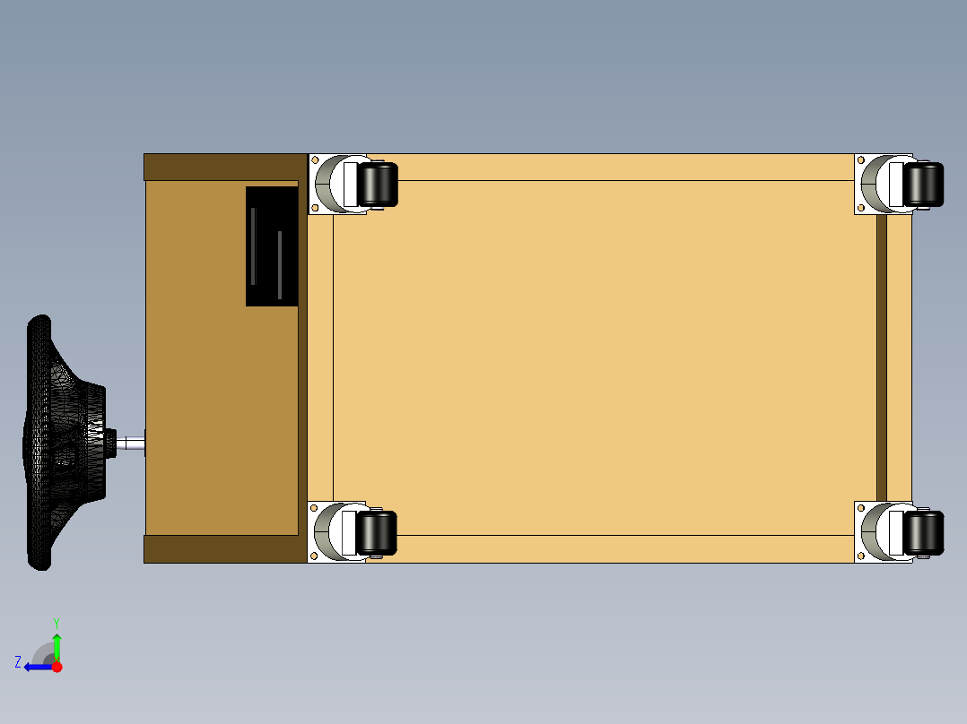 汽车EPS电动转向机构及测试系统右视图