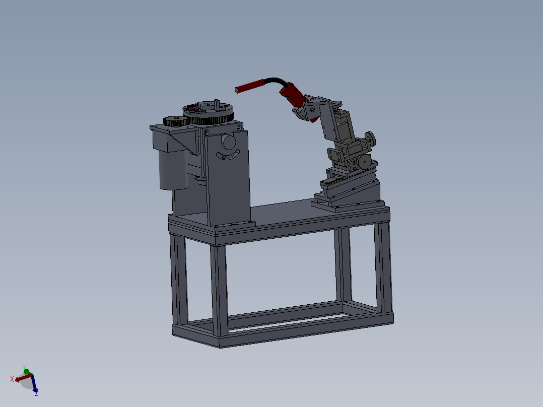 环缝焊机3D+2D+BOMsw2016可编辑