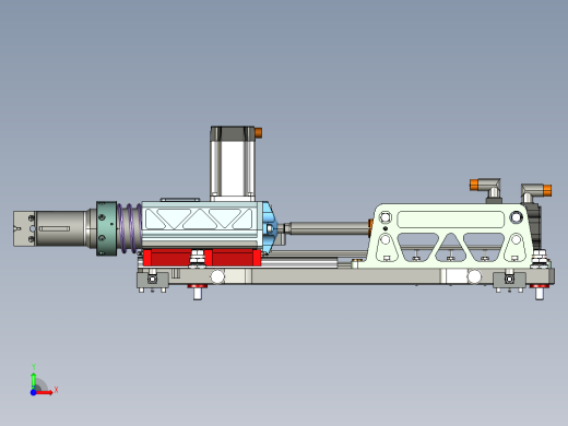 电化学处理振荡机3d模型3D模型前视缩略图