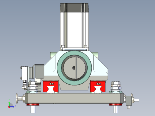 电化学处理振荡机3d模型3D模型左视缩略图