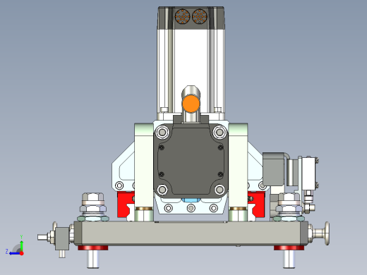 电化学处理振荡机3d模型3D模型右视缩略图